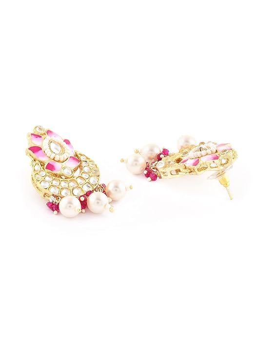 Pink choker necklace with elegant feminine design