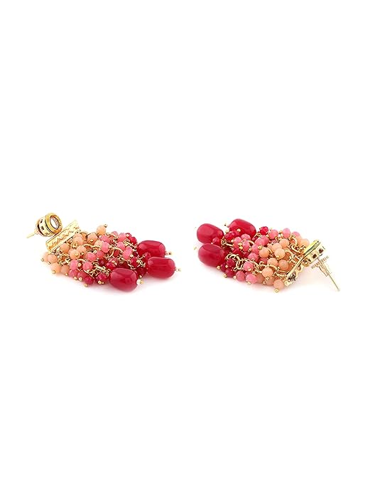 Jhumka earrings with classic Indian craftsmanship