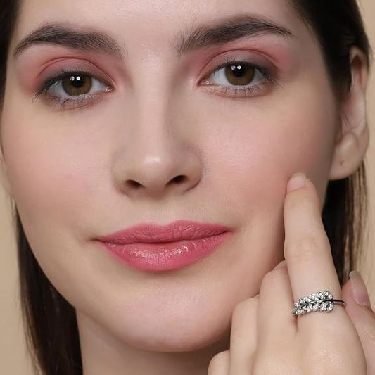 Sterling Silver Ring Jewelry in 925 Pure Silver Adjustable Modern Style