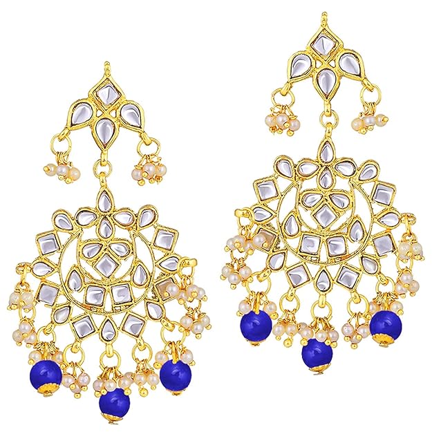 Kundan choker set with matching earrings