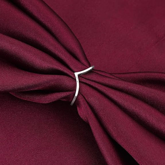 Sterling Silver Love Knot Ring in 925 Silver Elegant Vanki Style Design