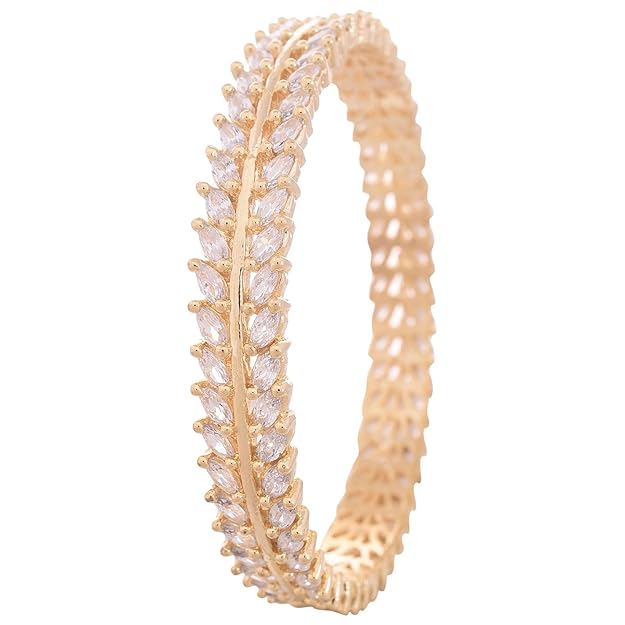American stone bangles with brilliant finish