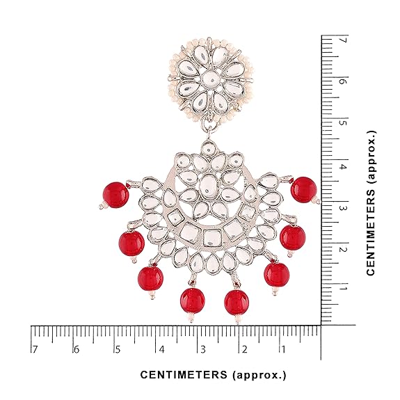 Traditional Indian earrings inspired by classic Indian jewelry