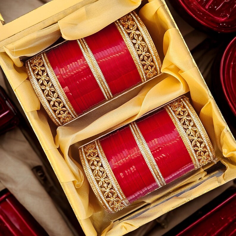 Red Punjabi Bridal Chura