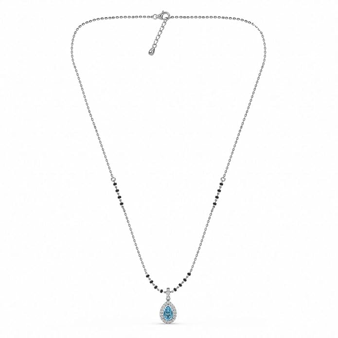 Black diamond beads mangalsutra with premium look