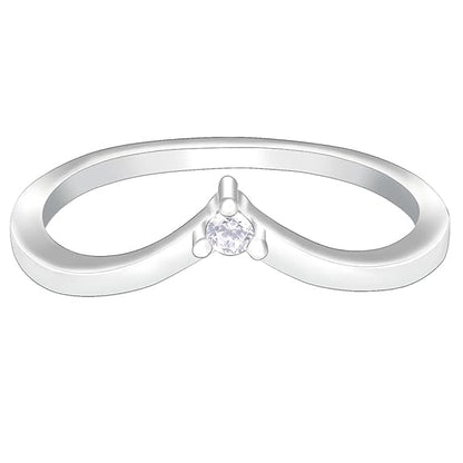 Wedding Rings Classy in 925 Sterling Silver Traditional Vanki Design