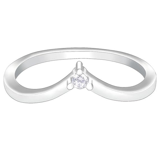Wedding Rings Classy in 925 Sterling Silver Traditional Vanki Design