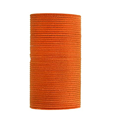 Velvet Metal Bangles for Women Available in Orange Color Set of 32 Bangles