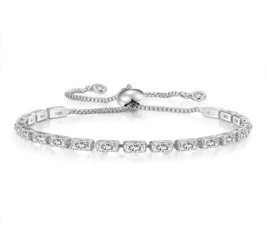 Stylish Cubic Zirconia American Diamond Adjustable Bracelet For Women & Girls Bracelet, Gift for Her