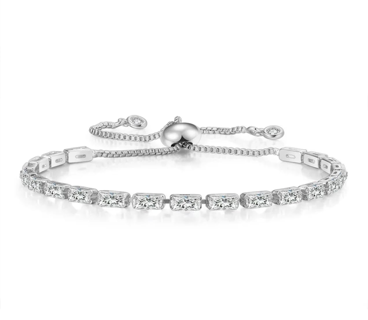 Stylish Cubic Zirconia American Diamond Adjustable Bracelet For Women & Girls Bracelet, Gift for Her