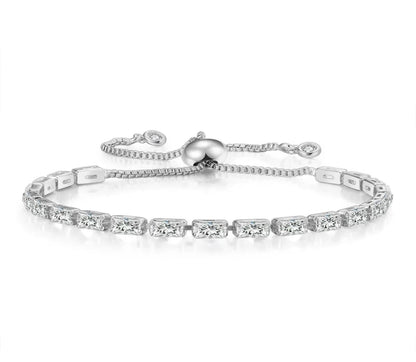 Stylish Cubic Zirconia American Diamond Adjustable Bracelet For Women & Girls Bracelet, Gift for Her