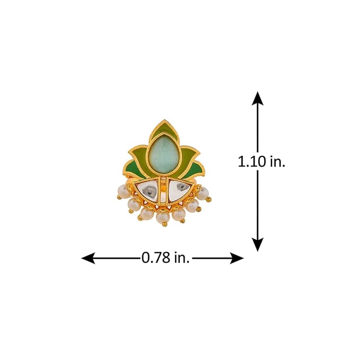 Indian style engagement rings with elegant ethnic touch