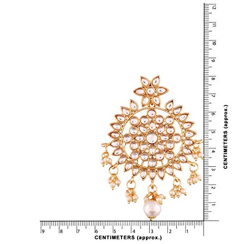 Stylish pearl and earring set for women