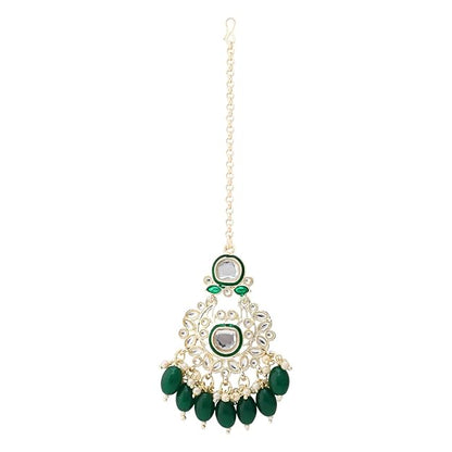 Choker Necklaces for Women in Traditional Meenakari Kundan and Pearl Choker Necklace Jewellery Set