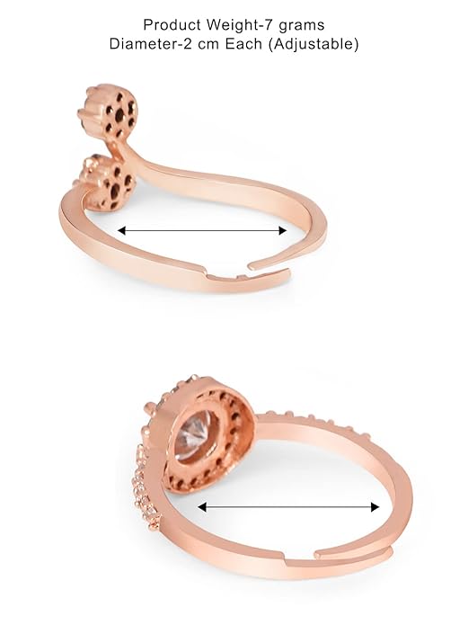 High quality CZ rings with premium sparkling stones