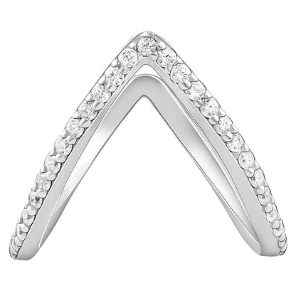 Diamond Vanki Ring in 925 Sterling Silver Classic Traditional Design