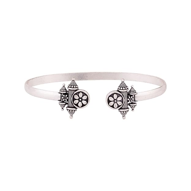 Vintage Style Bracelets Classic Oxidised Silver Design