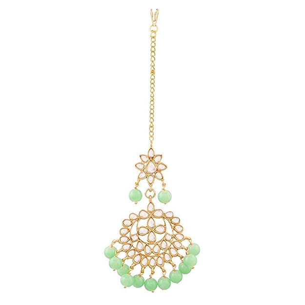 Designer bridal mang tika for Indian wedding jewelry