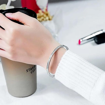 Gold Plated Crystal Cuff Bracelet