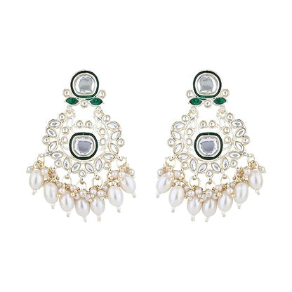 Choker Necklaces for Women in Traditional Meenakari Kundan and Pearl Choker Necklace Jewellery Set