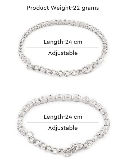 Silver Tennis Bracelet