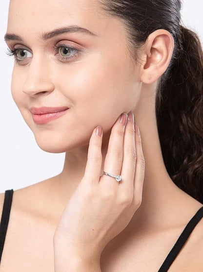 Sterling Silver Promise Ring for Women | Gift for Her