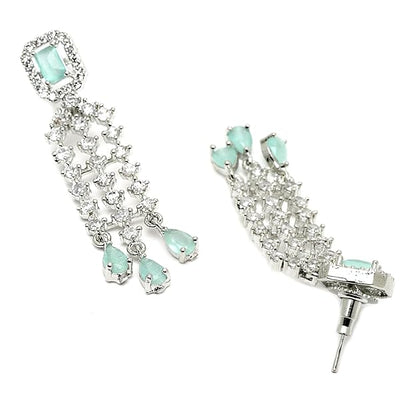 American diamond choker set for bridal and party wear