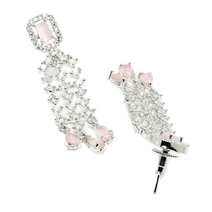 American diamond choker set for bridal and party wear