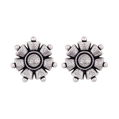 Classic Everyday Silver Stud Earrings