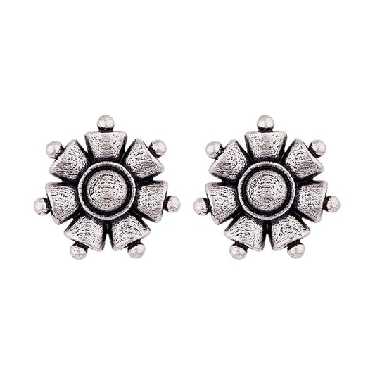 Classic Everyday Silver Stud Earrings
