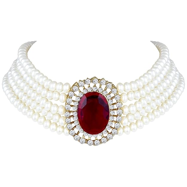 Choker necklace with elegant traditional design