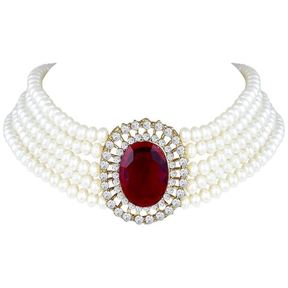 Choker necklace with elegant traditional design