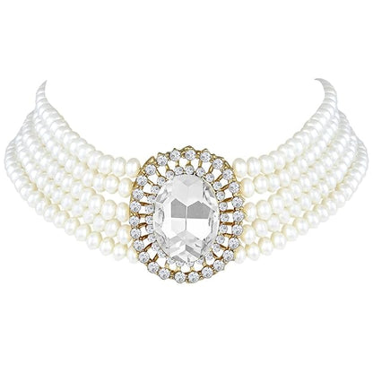 Choker necklace with elegant traditional design