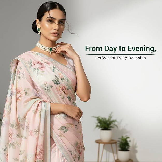 Pearl choker necklace with classic Indian styling