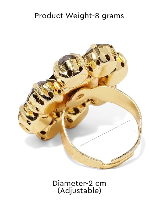 Crystal wedding rings with romantic timeless appeal