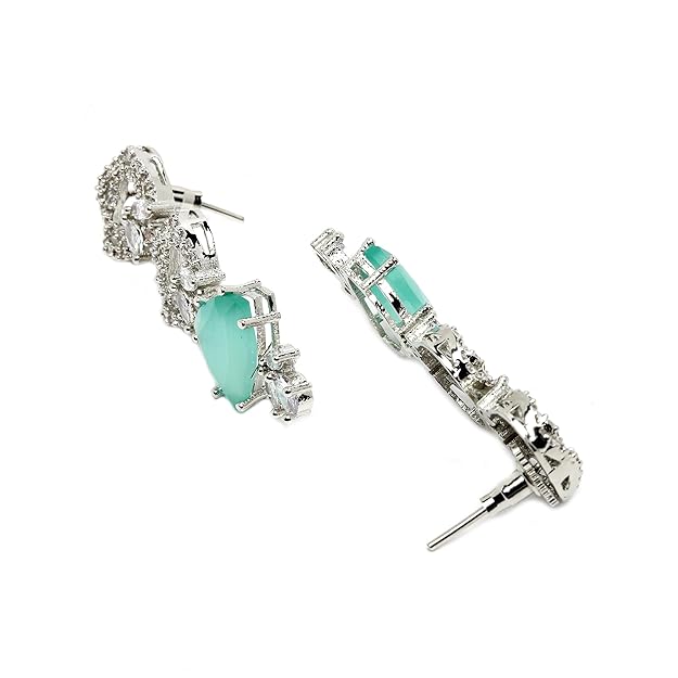 AD necklace set with premium diamond finish