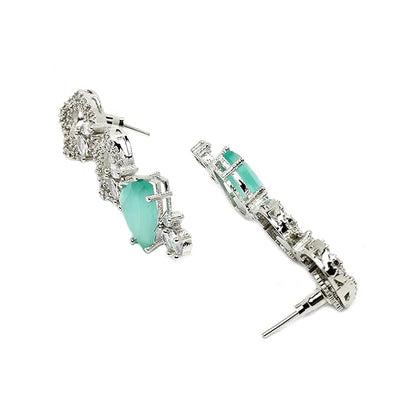 AD necklace set with premium diamond finish