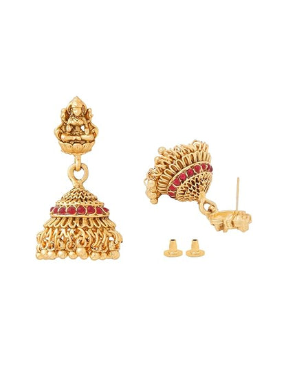 Gold Plated Traditional Temple Jewellery Set