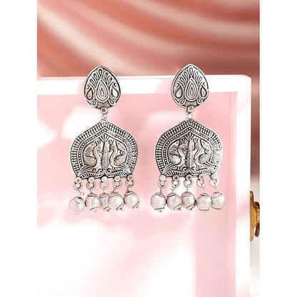 Oxidised Boho Dangle Earrings