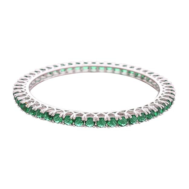 Bridal American diamond bangles for wedding wear