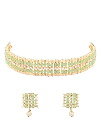 Pearl choker necklace Indian style for weddings