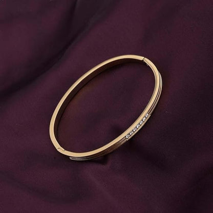 Gold Plated Anti-Tarnish Diamond Ladies Bracelet