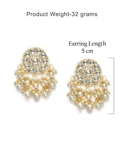 Wedding dangle earrings for bridal and festive occasions