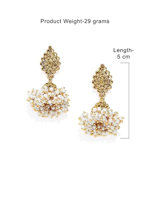 Long dangle earrings for statement party wear