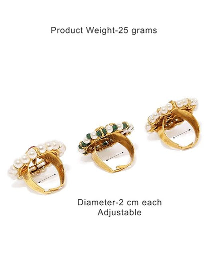 Traditional Wedding Rings Combo of 3