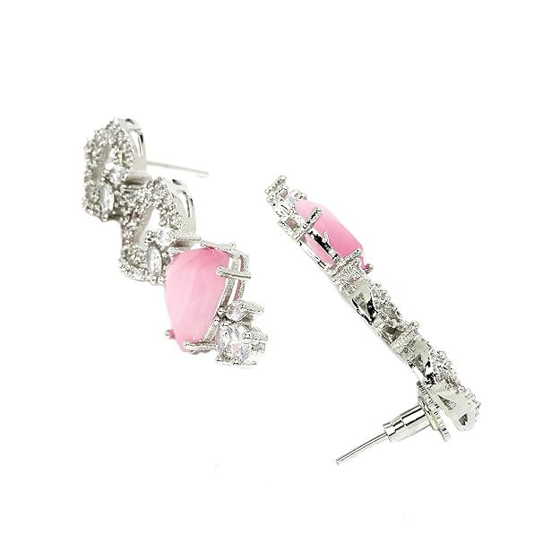 AD necklace set with premium diamond finish