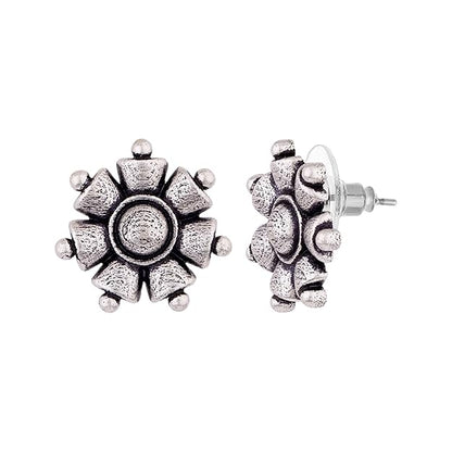 Classic Everyday Silver Stud Earrings