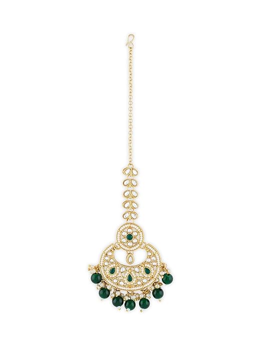 Green Kundan Bridal Necklace Set