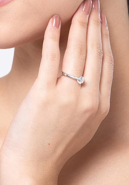 Sterling Silver Promise Ring for Women | Gift for Her