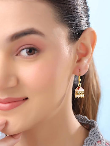 Meenakari Jhumka Earrings | Combo of 6 Pairs